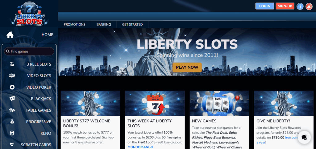 10 Best Mastercard Online Casinos 4 Liberty Slots Casino