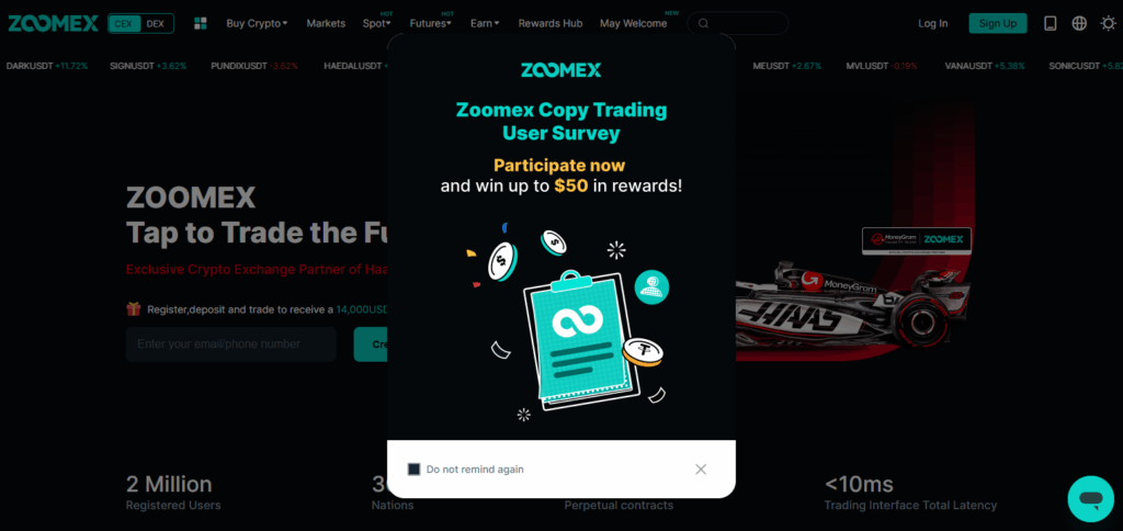 10 Best Crypto Exchanges in Bahamas 5 Zoomex