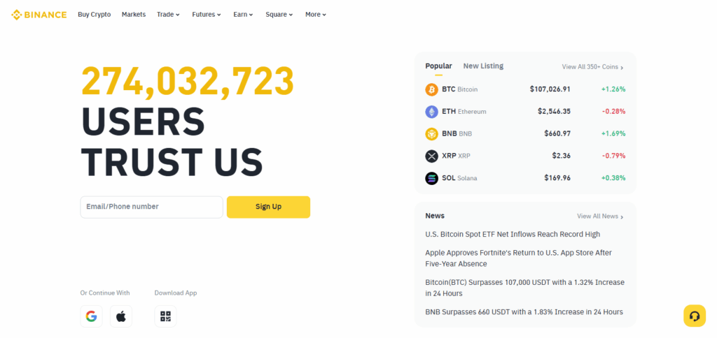 10 Best Crypto Exchanges in Tunisia 4 Binance