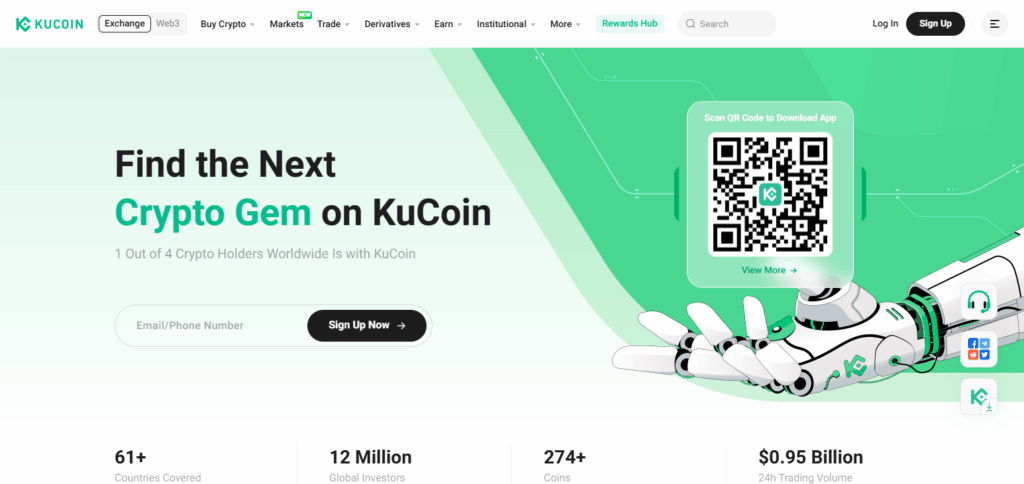 10 Best Crypto Exchanges in Honduras 2 KuCoin