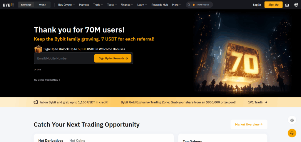 10 Best Crypto Exchanges in Yemen 4 Bybit
