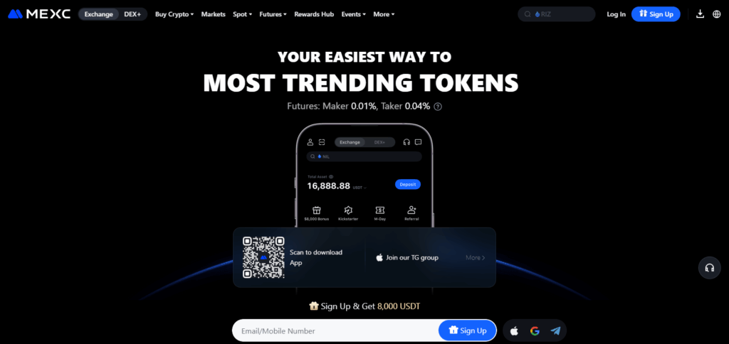10 Best Crypto Exchanges in Yemen 3 MEXC