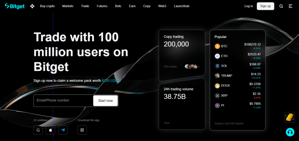 10 Best Crypto Exchanges in Montenegro 2 Bitget