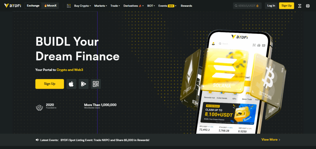 10 Best Crypto Exchanges in Montenegro 6 BYDFi