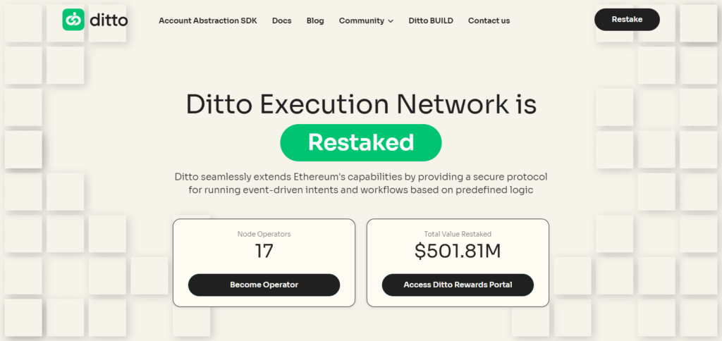 8 Top Rebase Tokens In 2025 8 Ditto (DITTO)