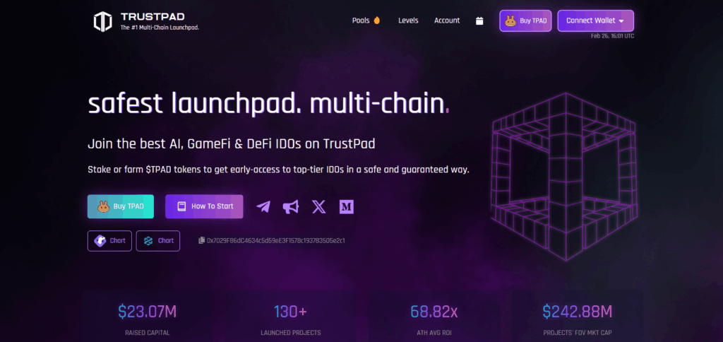 10 Best Cross-chain Nft Launch Platforms 7 TrustPad