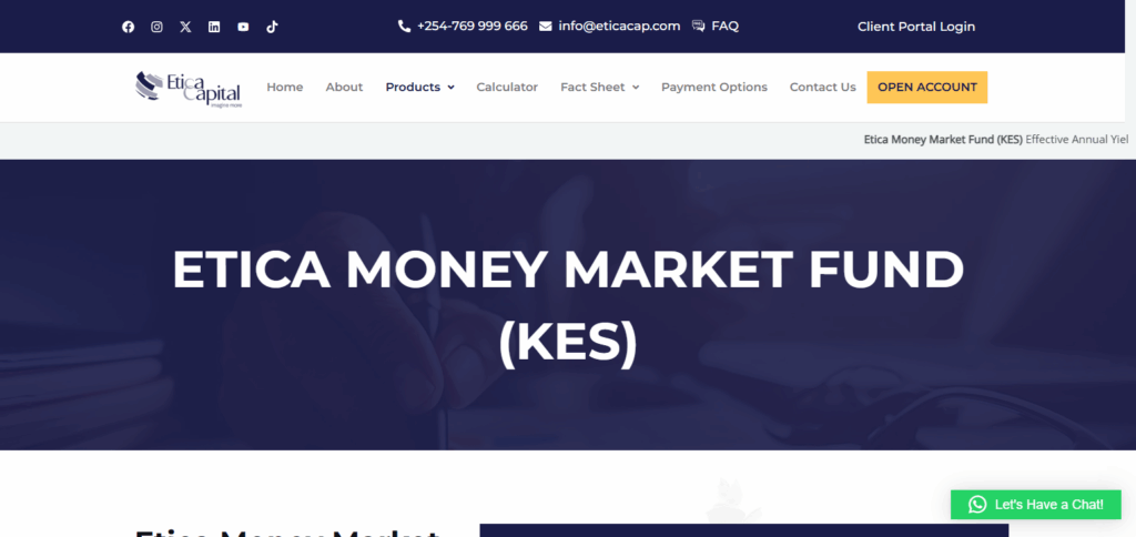 9 Best Money Market Funds In Kenya 4 Etica Money Market Fund