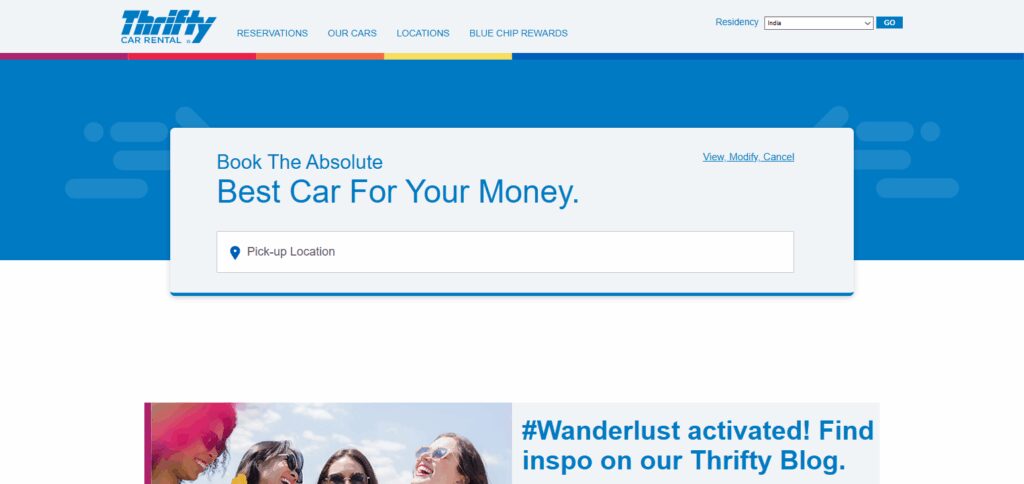 Thrifty Car Rental
