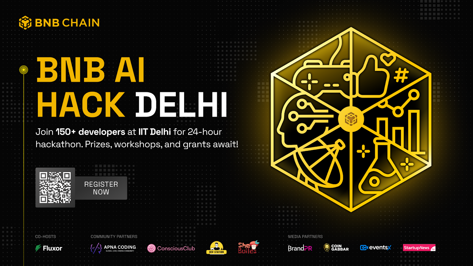BNB Chain Innovation AI Hack 2025 to Be Held Offline for the First Time at IIT Delhi