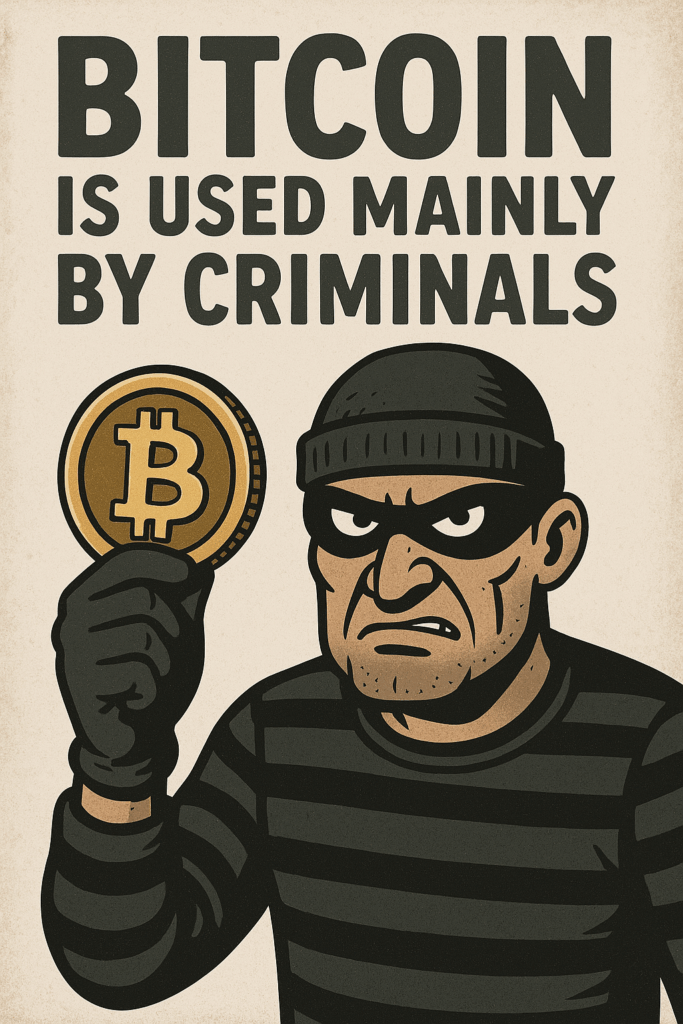 10 Biggest Bitcoin Myths That Just Won’t Die 4 Bitcoin is Used Mainly by Criminals