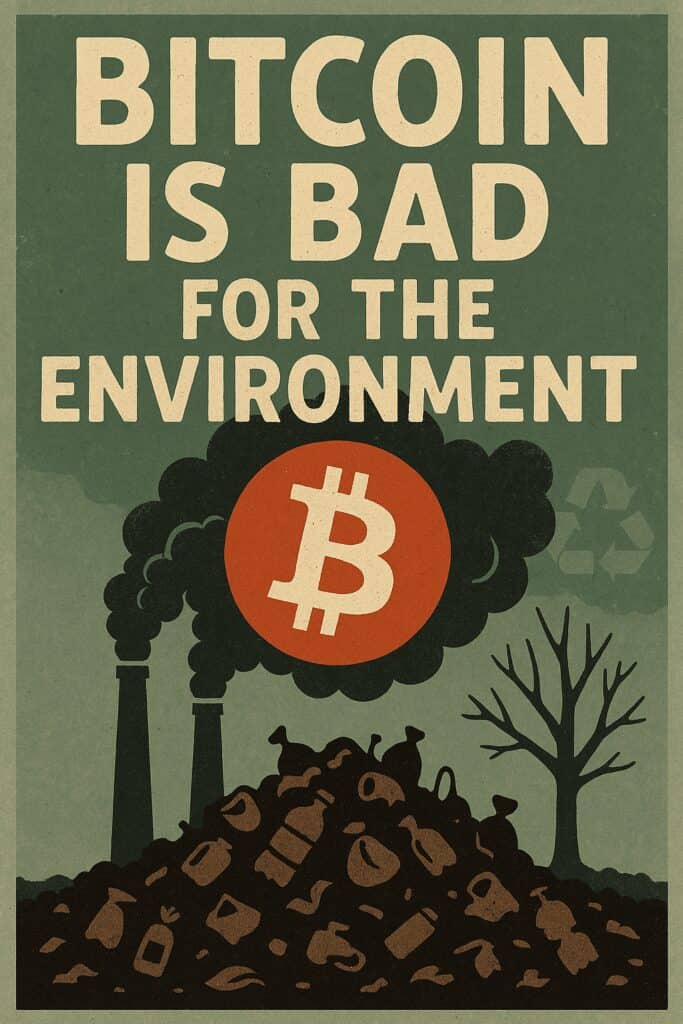 Bitcoin is Bad for the Environment