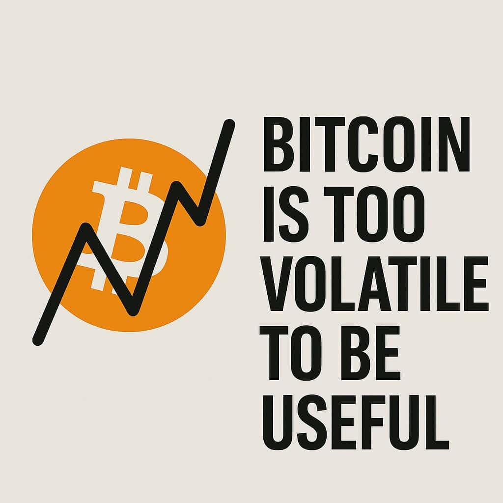 Bitcoin is Too Volatile to Be Useful