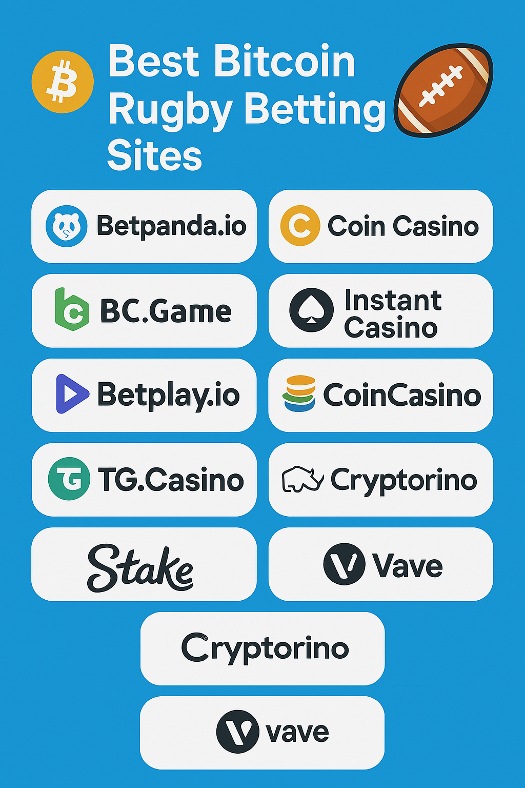 10 Best Bitcoin Rugby Betting Sites