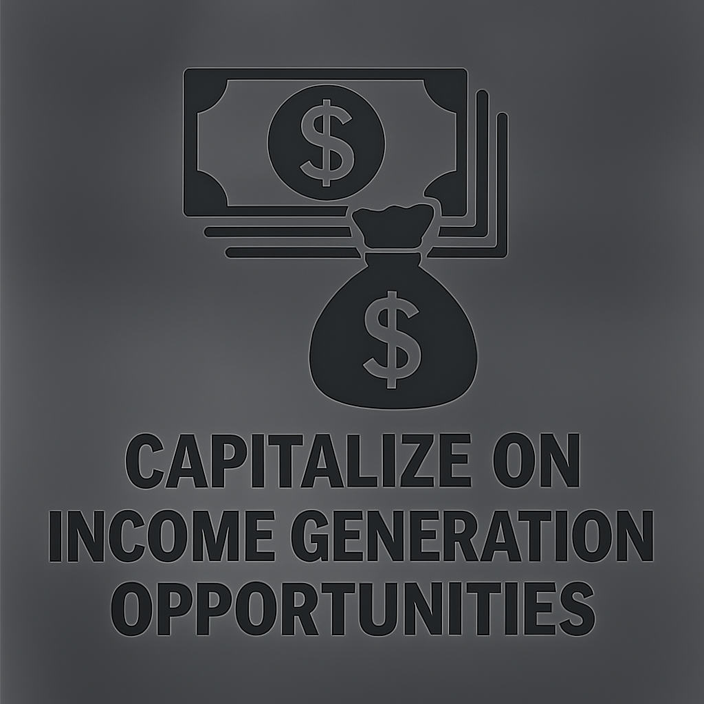 Capitalize on Income Generation Opportunities