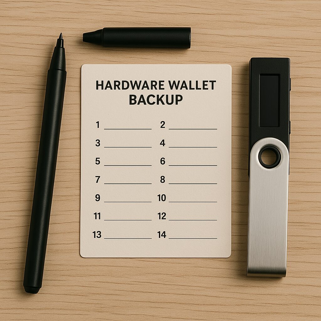 Hardware Wallet Backup 
