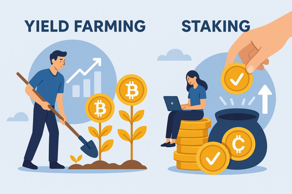 10 Best Side Hustles in Crypto to Earn Extra Income 3
Yield Farming & Staking