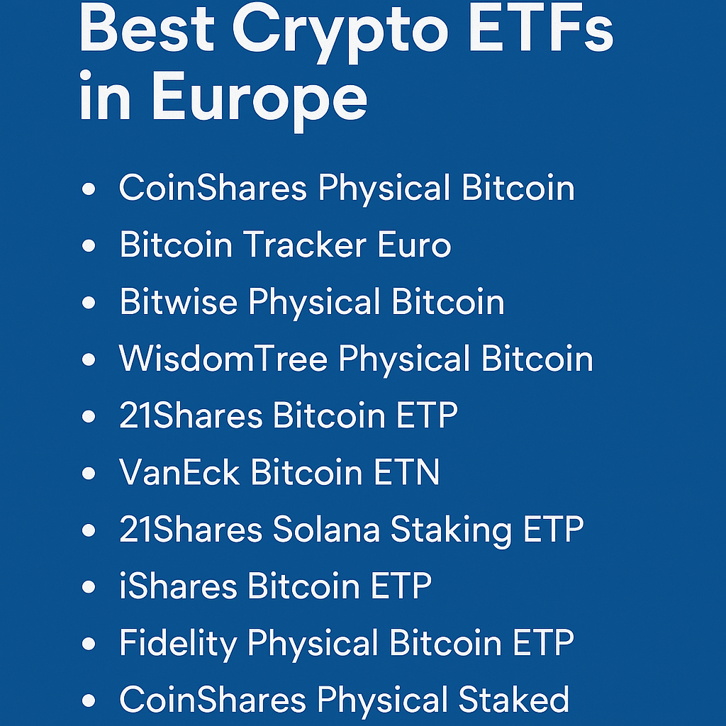 10 Best Crypto ETFs in Europe for Secure & Regulated Investment