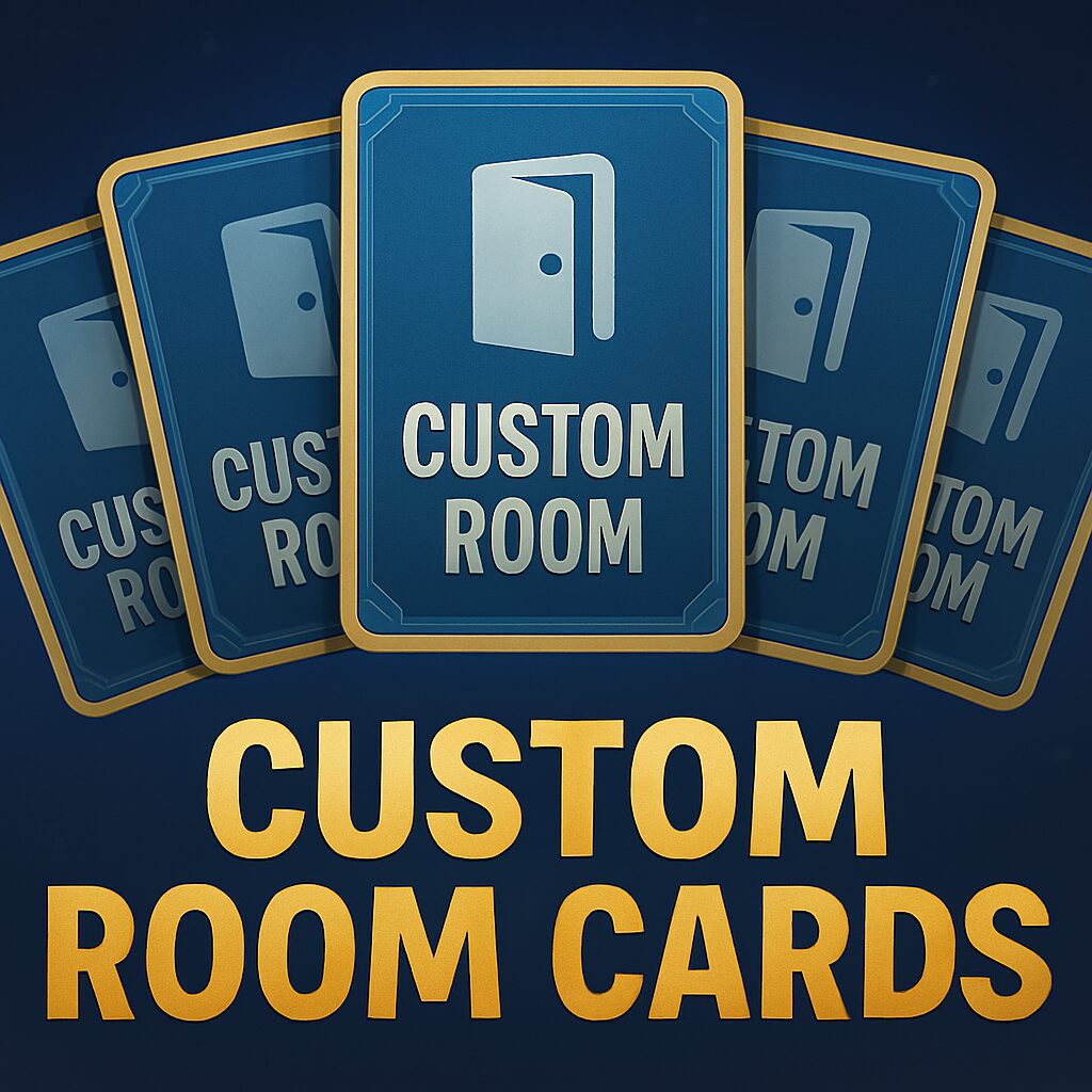 Custom Room Cards