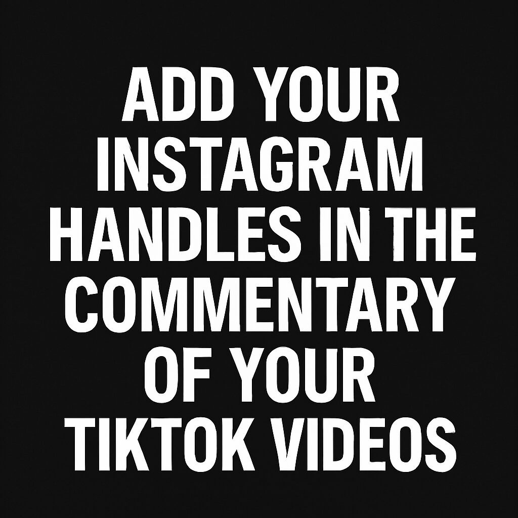  Tease Instagram Content in TikTok Videos