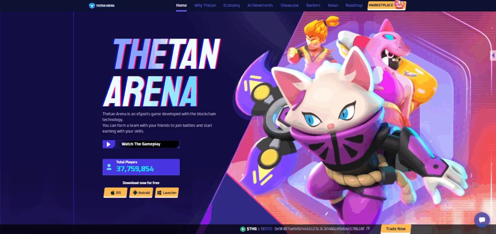 10 Best NFT Games With Scholarships to Earn Without Investment 4 3.Thetan Arena