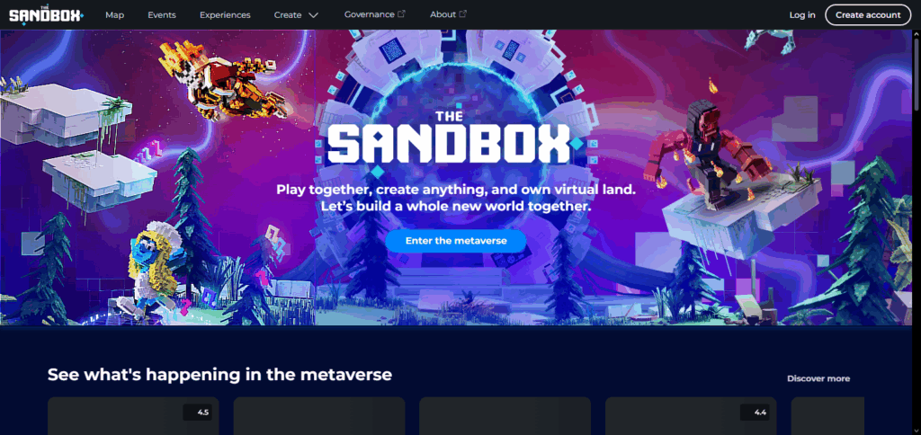 10 Top NFT Real Estate Games to Watch in 2025 3 The Sandbox