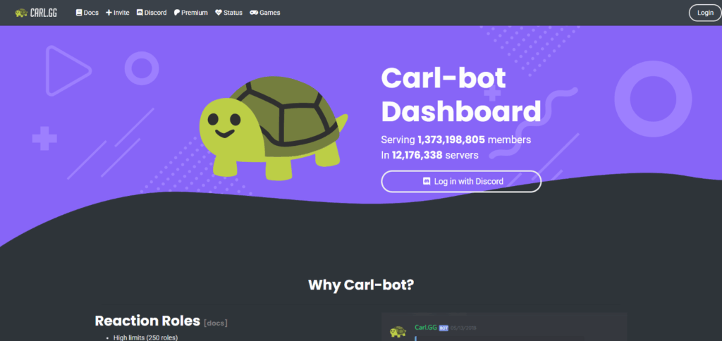 10 Best Discord Bots for Server Moderation, Music & Fun in 2025 4 Carl-bot