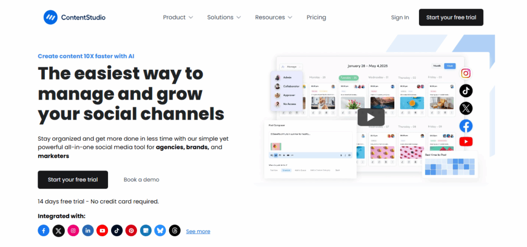 10 Best Twitter Tools For Scheduling 11 ContentStudio