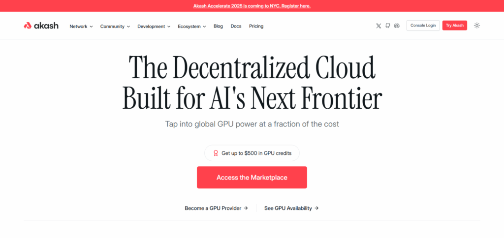 10 Best Decentralized AI crypto projects EU 11 Akash Network (AKT)