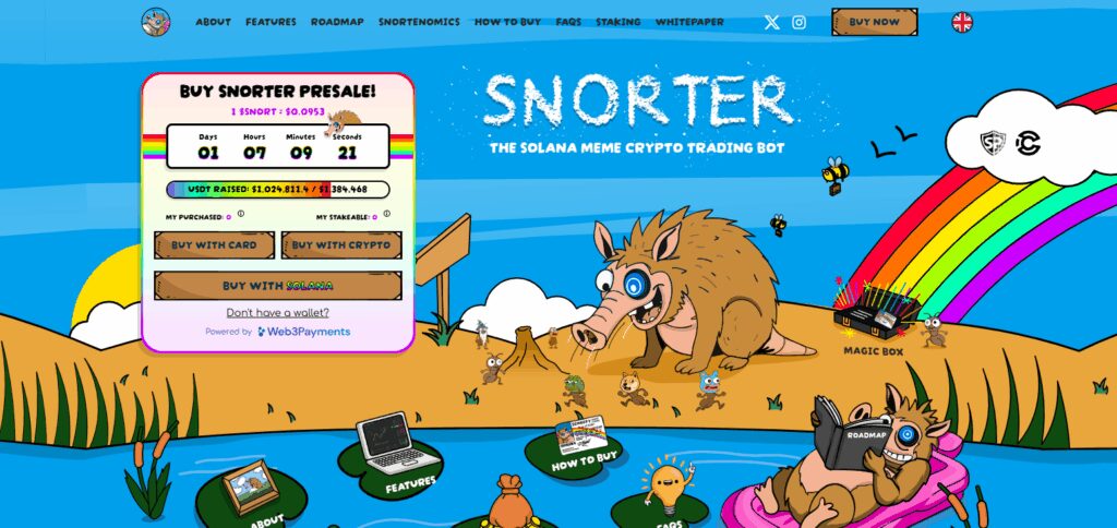 10 Top Fair Launch Cryptos In 2025 11 Snorter Bot (SNORT)