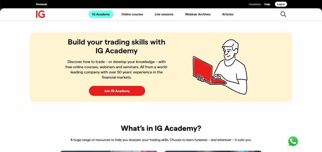 10 Best Free Forex Trading Courses for 2026 3 IG Academy - IG.com
