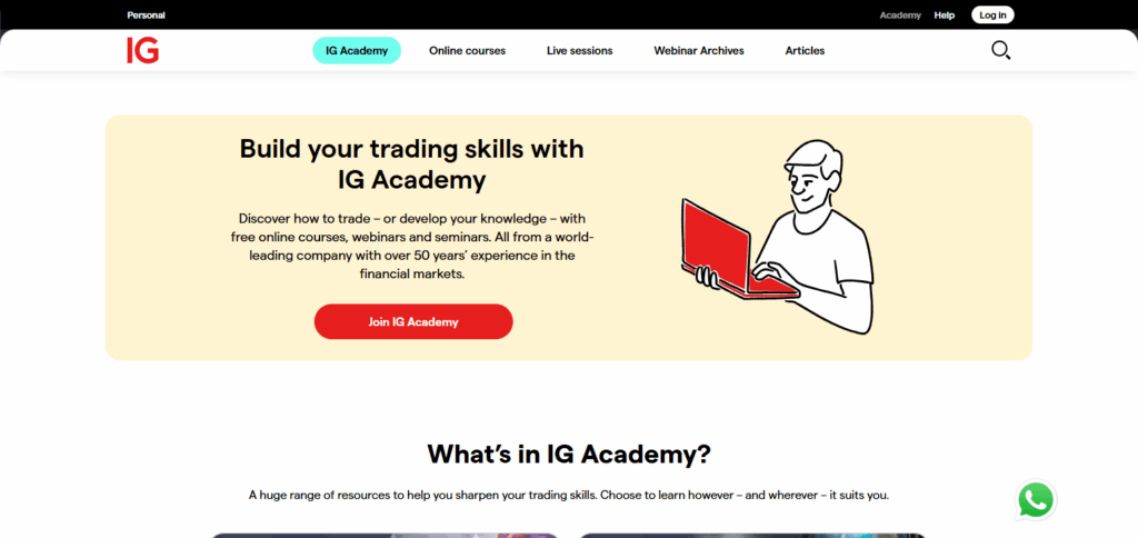 10 Best Free Forex Trading Courses for 2025 3 IG Academy - IG.com