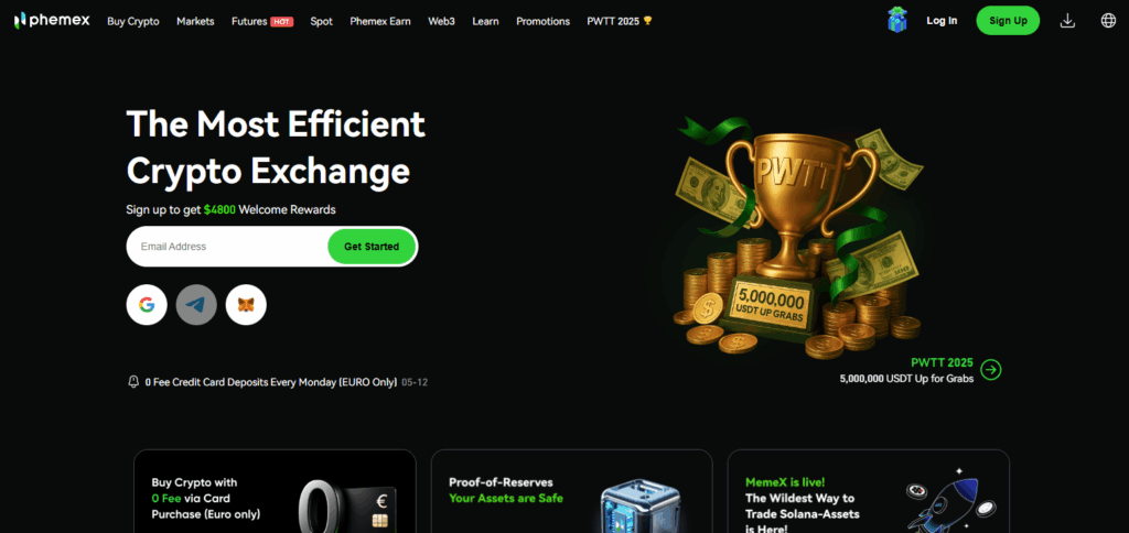 9 Best HTX Exchange Alternatives in Asia for 2025 4 Phemex