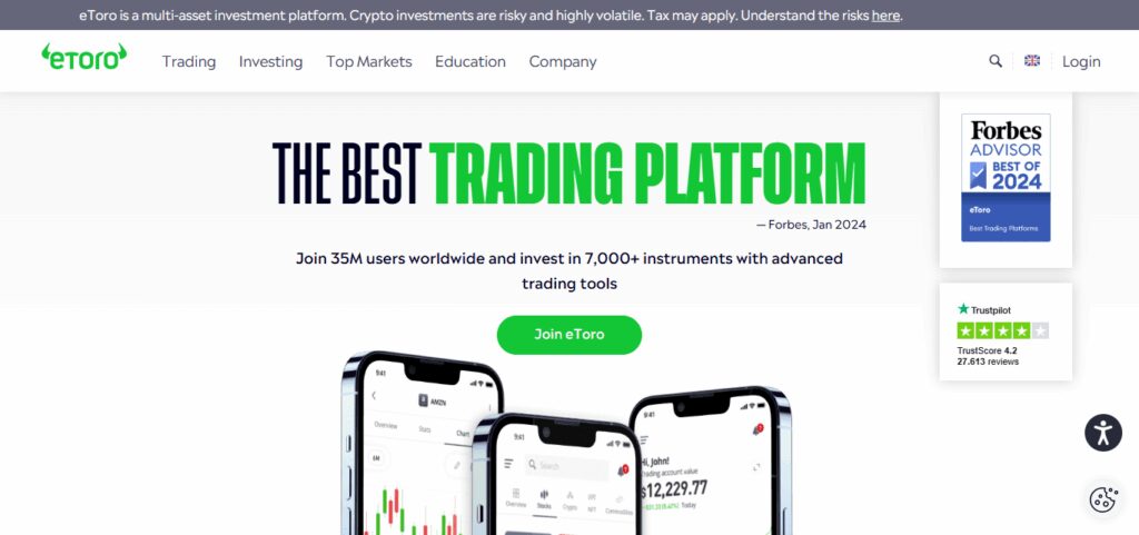 10 Best Trading Platforms For Mac Users – Top Brokers for macOS 4 eToro