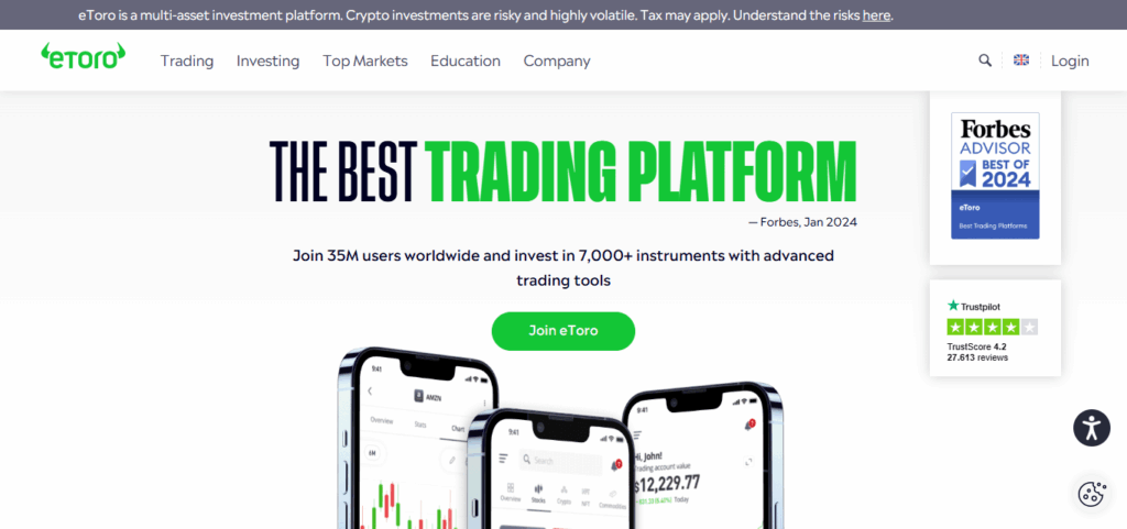 10 Best Trading Platforms For Mac Users – Top Brokers for macOS 4 eToro