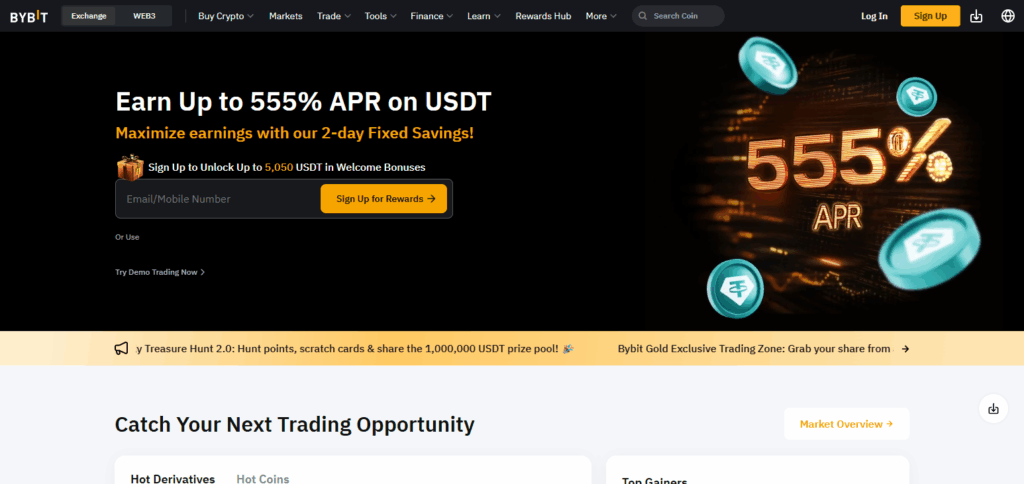 9 Best Crypto Exchanges In Central African Republic 4 Bybit