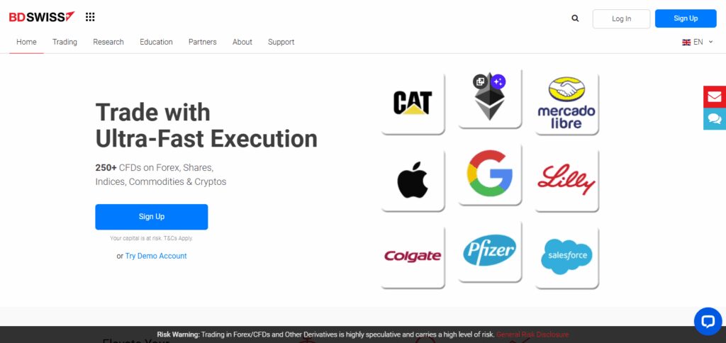 10 Best Forex Brokers with Cent Accounts for Beginners in 2026 4 BDSwiss