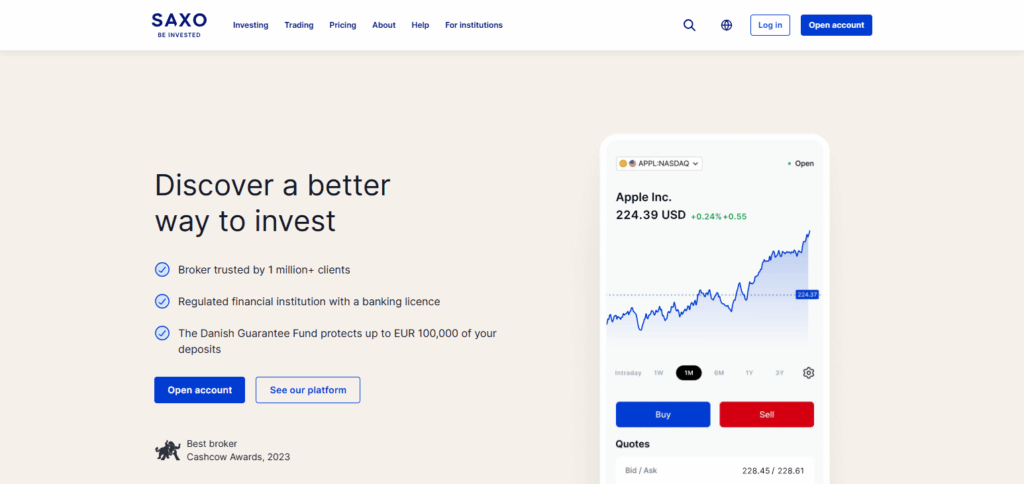 10 Best Market Maker Brokers in 2025 – Top Reliable Forex Brokers 8 Saxo