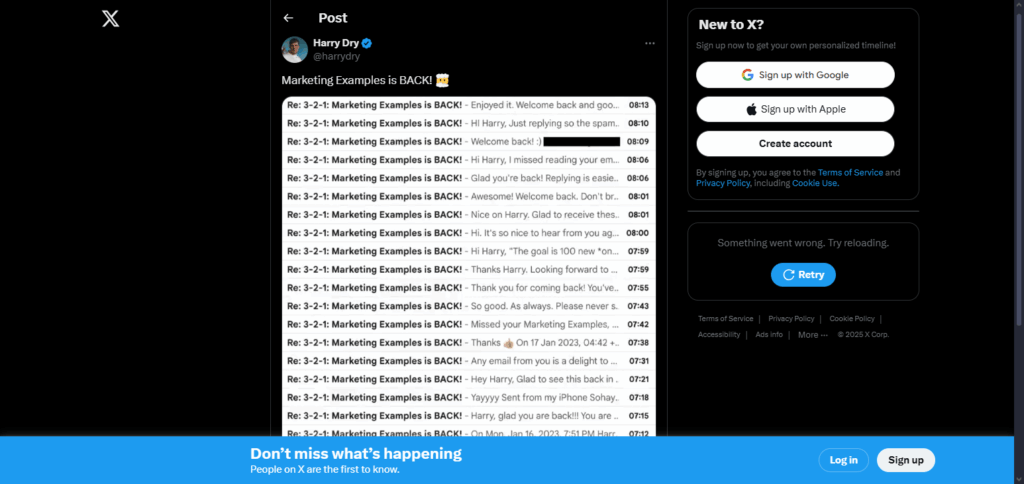 9 Best Twitter Threads For Marketing to Boost Your Growth in 2025 8 @harrydry