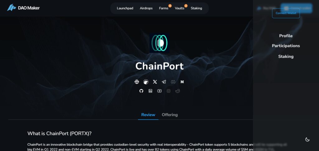 10 Dao-based Bridging Aggregator For Local Projects 10 ChainPort DAO