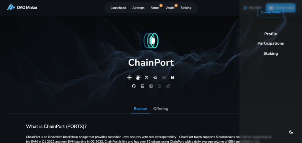 10 Dao-based Bridging Aggregator For Local Projects 10 ChainPort DAO