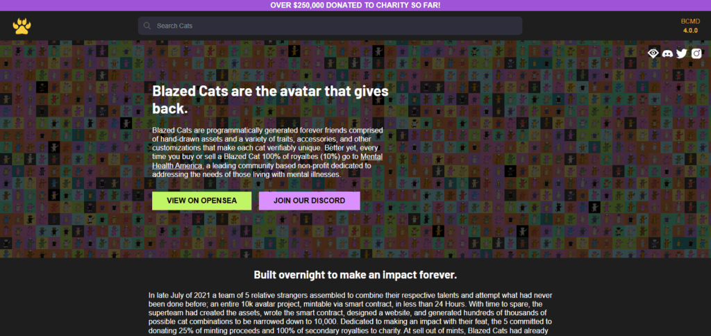 8 Top NFT Expansions in Charity Fundraising Events 5 Blazed Cats