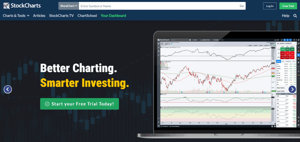 9 Best Forex Chart Websites for 2025 6 StockCharts.com - Simple Educational Forex Charts Websites