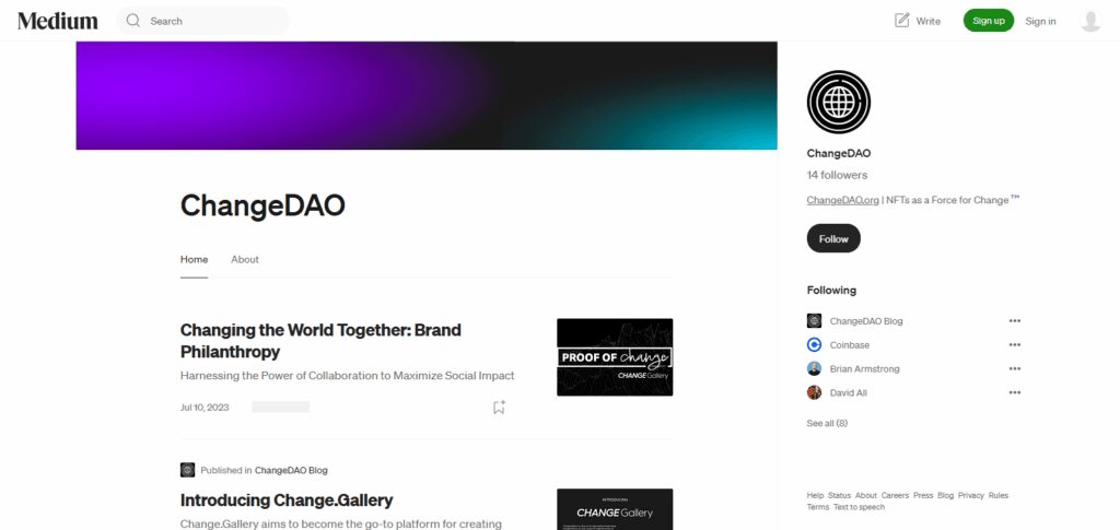 ChangeDAO