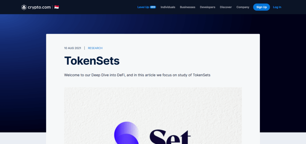 TokenSets (Set Protocol)