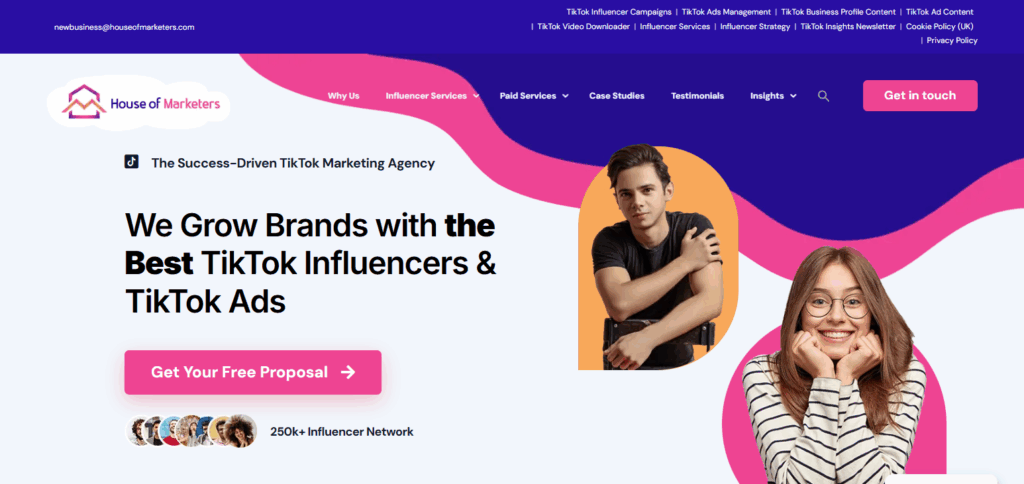 10 TikTok Influencer Marketing Agencies for 2025 8 House of Marketers