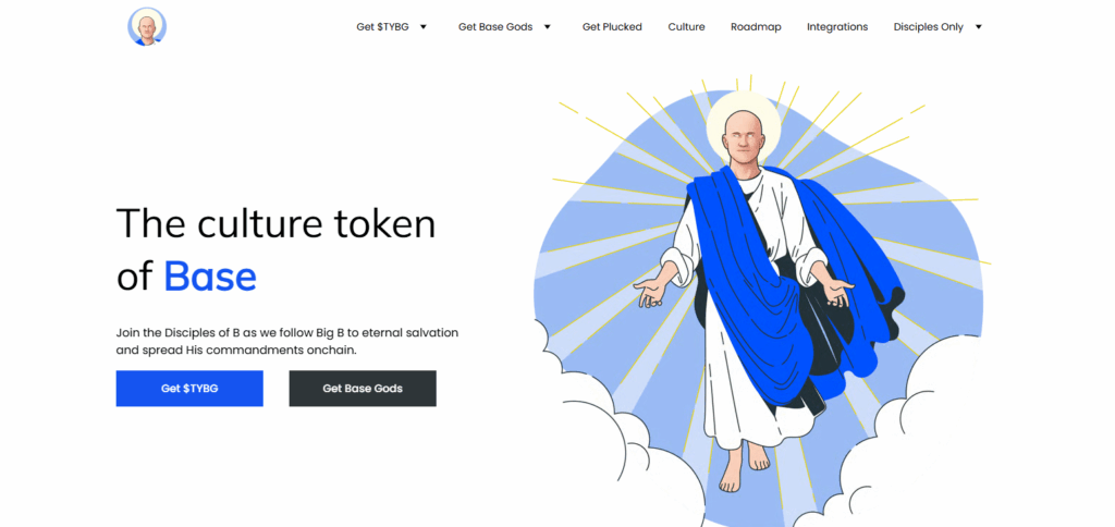 10 Best Base Chain Meme Coins to Buy in 2025 | Top Meme Tokens with Low Fees & Fast Transactions 6 Base God ($TYBG)
