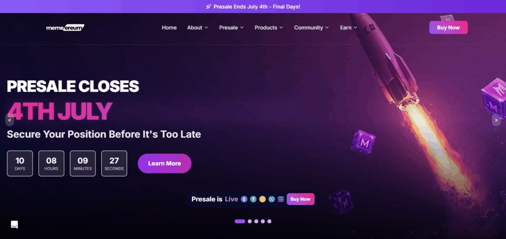 9 Best BNB Meme Coins to Buy for 2025 – Top Binance Smart Chain Tokens 2 Memereum ($MEME)
