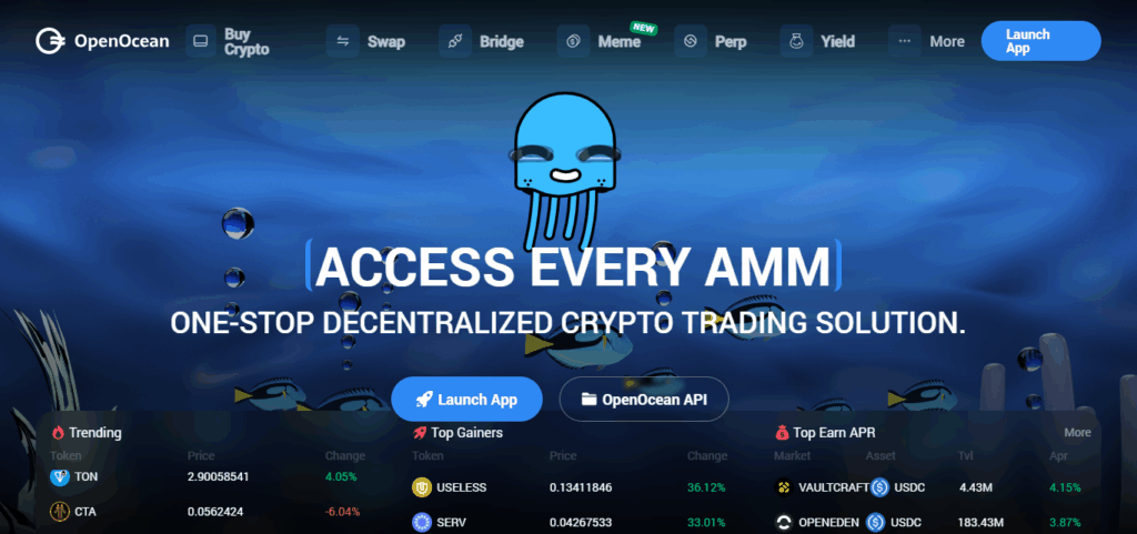 10 Dex Aggregator That Refunds Bridging Slippage 11 OpenOcean