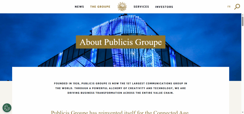 10 Top 24 Full-Service Agencies For 2025 | Best Marketing Firms Globally 3 Publicis Groupe