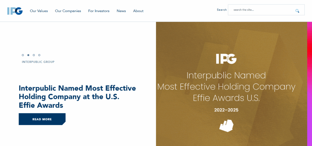 10 Top 24 Full-Service Agencies For 2025 | Best Marketing Firms Globally 5 Interpublic Group (IPG)
